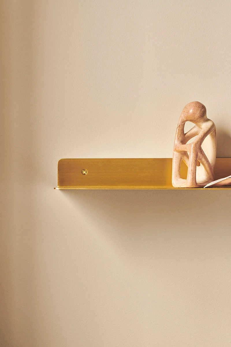 MOUD Home Float Hylde 40 Cm, Messing 5 MOUD Home Float Hylde 40 Cm, Messing - Billede 3