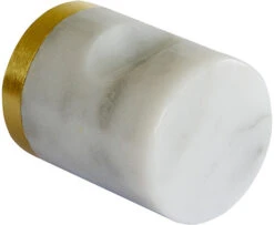 MOUD Home Marble Knage 3 Cm, Hvid