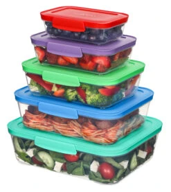 Sistema Nest It Meal Prep Opbevaringsbokse 5 Stk, Multifarvet 7 Sistema Nest It Meal Prep Opbevaringsbokse 5 Stk, Multifarvet -GEJST Butik 59155 3