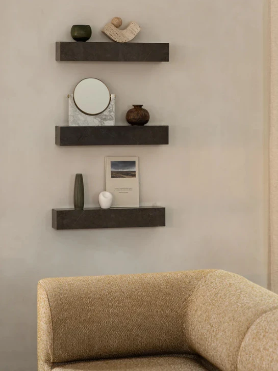 Audo Plinth Hylde 60 Cm, Grå 5 Audo Plinth Hylde 60 Cm, Grå - Billede 3