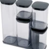 Joseph Joseph Podium Opbevaringsglas 5 Stk, Grå -GEJST Butik 81071