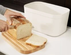 Joseph Joseph Brødkasse M. Skærebræt, Hvid -GEJST Butik 81097 2