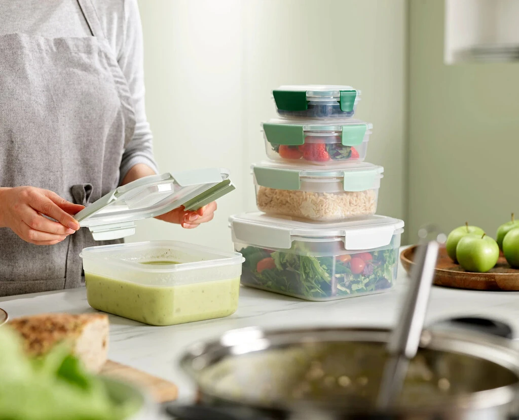 Joseph Joseph Nest Lock Opbevaringsboksesæt 5 Stk, Grøn 4 Joseph Joseph Nest Lock Opbevaringsboksesæt 5 Stk, Grøn - Billede 2