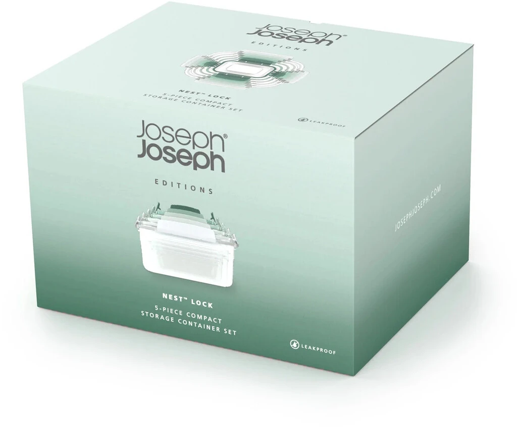 Joseph Joseph Nest Lock Opbevaringsboksesæt 5 Stk, Grøn 8 Joseph Joseph Nest Lock Opbevaringsboksesæt 5 Stk, Grøn - Billede 6