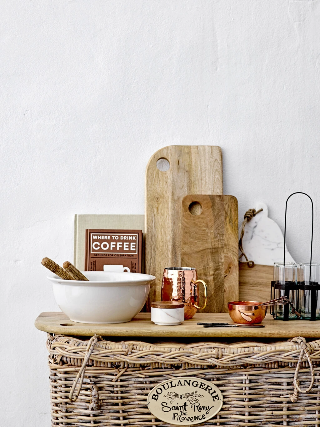 Creative Collection Mael Krukke M. Låg 3 Stk, Hvid 5 Creative Collection Mael Krukke M. Låg 3 Stk, Hvid - Billede 3