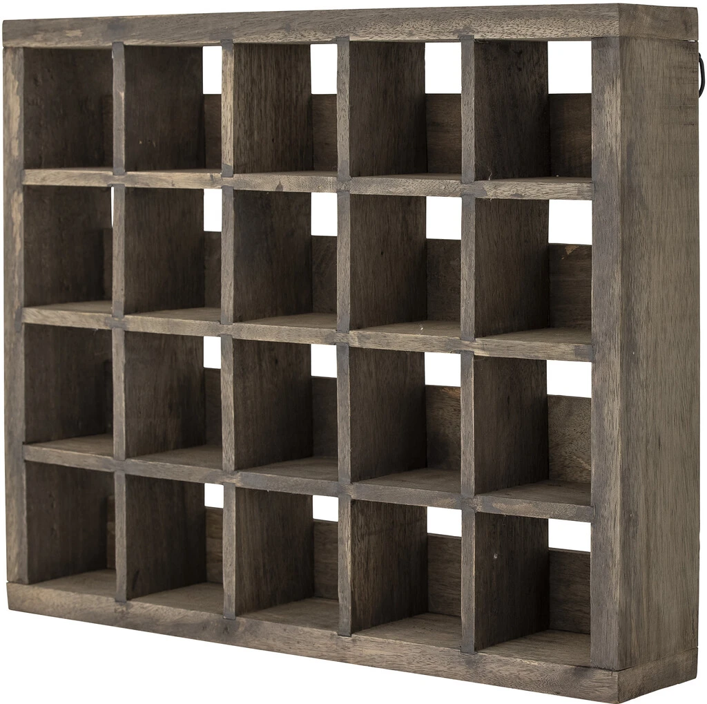 Bloomingville Tilo Hylde 48x40 Cm, Brun 4 Bloomingville Tilo Hylde 48x40 Cm, Brun - Billede 2