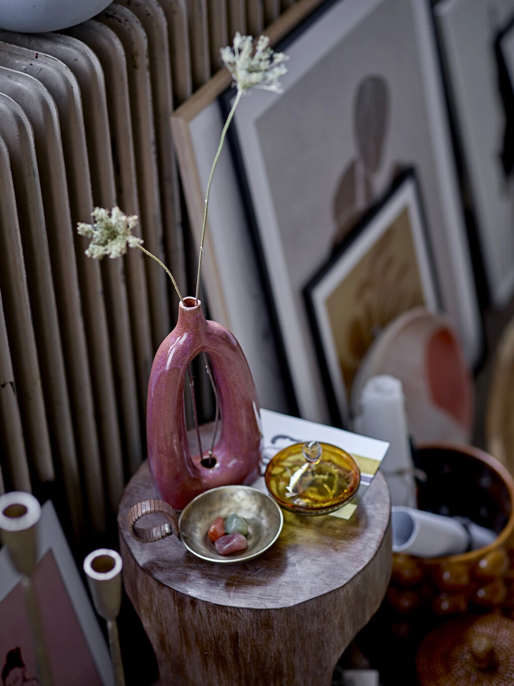 Bloomingville Danni Krukke M. Låg 8 Cm, Gul 5 Bloomingville Danni Krukke M. Låg 8 Cm, Gul - Billede 3