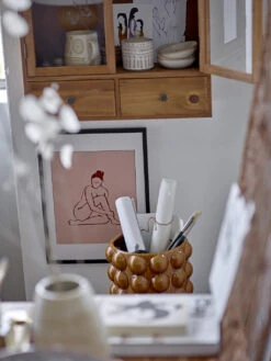 Bloomingville Cora Krukke M. Låg 10,5 Cm, Natur -GEJST Butik 82052432 2