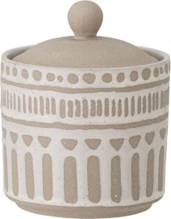 Bloomingville Cora Krukke M. Låg 10,5 Cm, Natur