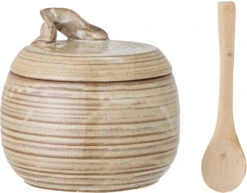 Creative Collection Moss Krukke M. Låg Og Ske Ø12,5 Cm, Stentøj -GEJST Butik 82052471 3