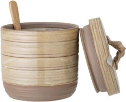 Creative Collection Moss Krukke M/Låg & Ske Ø14,5 Cm, Natur -GEJST Butik 82052474 2