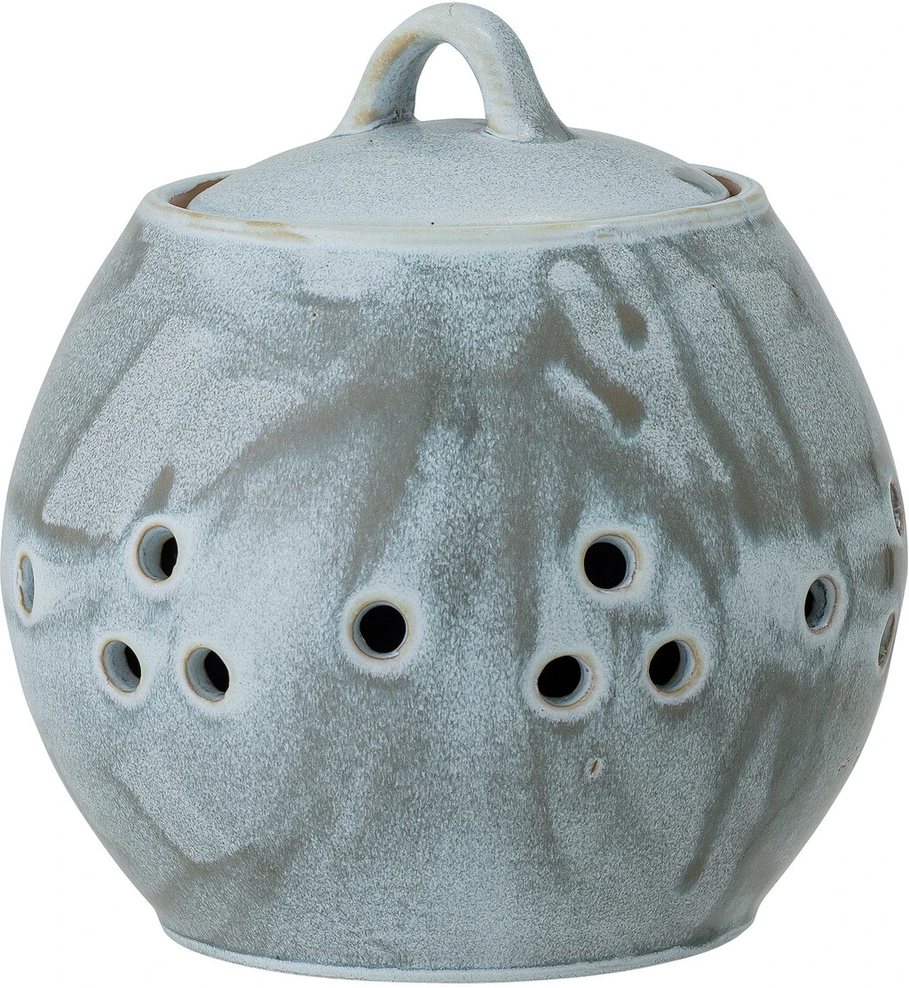 Creative Collection Petal Krukke M. Låg 16 Cm, Blå 4 Creative Collection Petal Krukke M. Låg 16 Cm, Blå - Billede 2