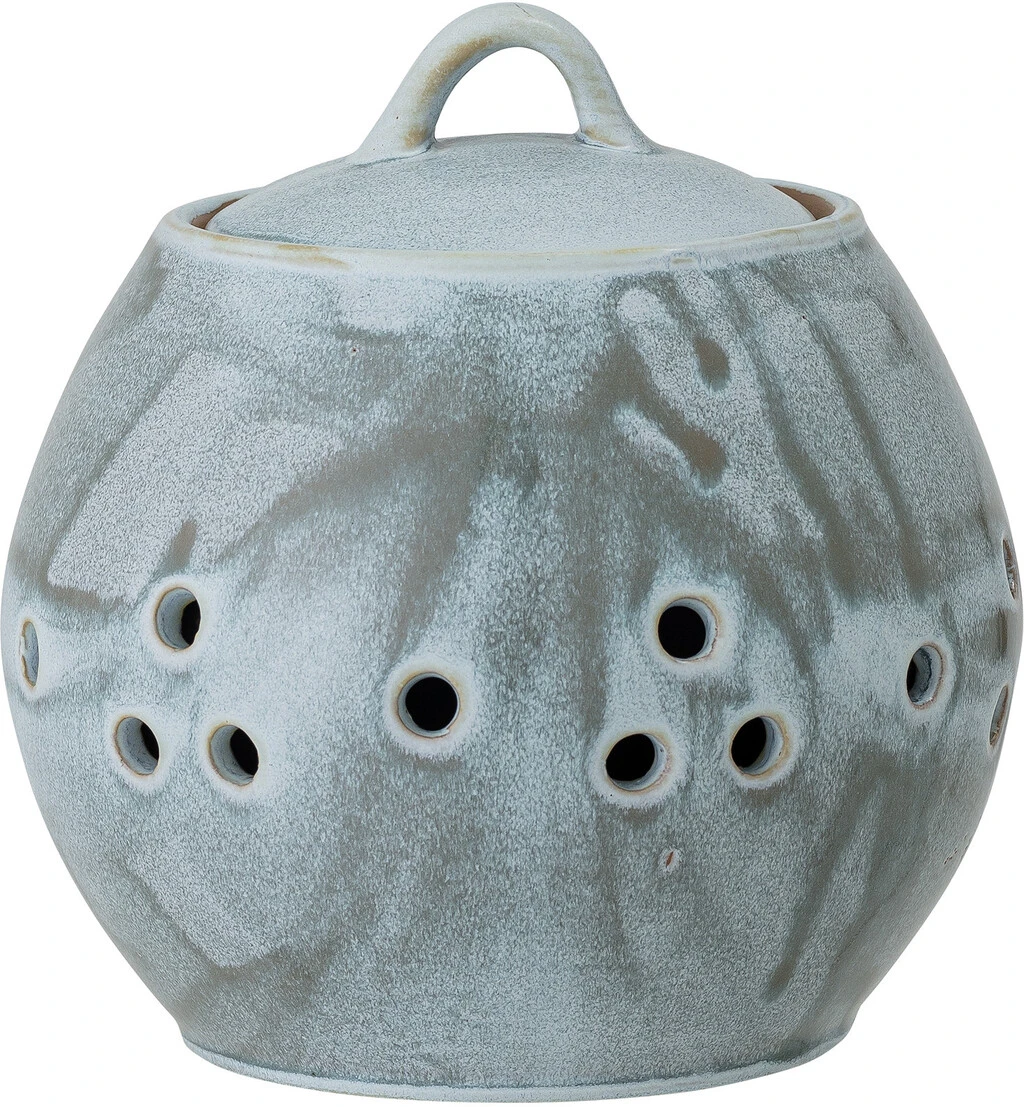 Creative Collection Petal Krukke M. Låg 16 Cm, Blå 3 Creative Collection Petal Krukke M. Låg 16 Cm, Blå