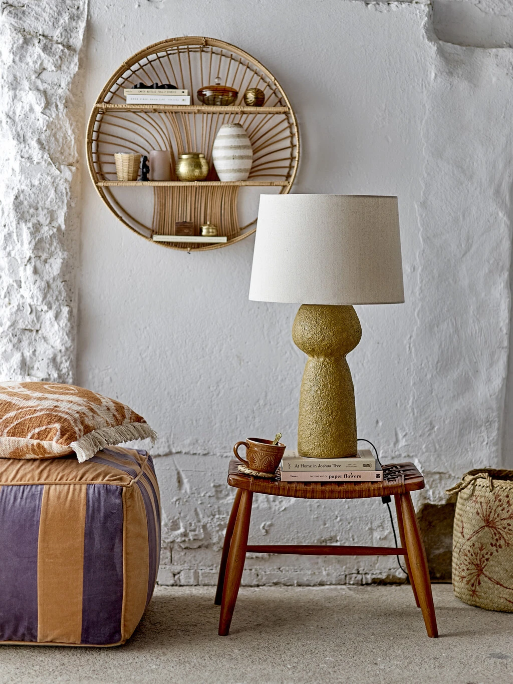 Bloomingville Tamia Hylde Ø60 Cm, Natur 6 Bloomingville Tamia Hylde Ø60 Cm, Natur - Billede 4