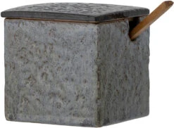 Bloomingville Hariet Krukke M. Låg & Ske H10,5 Cm, Blå