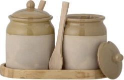 Creative Collection Elaf Krukke M. Låg & Ske H14 Cm, Brun 7 Creative Collection Elaf Krukke M. Låg & Ske H14 Cm, Brun -GEJST Butik 82057507 1