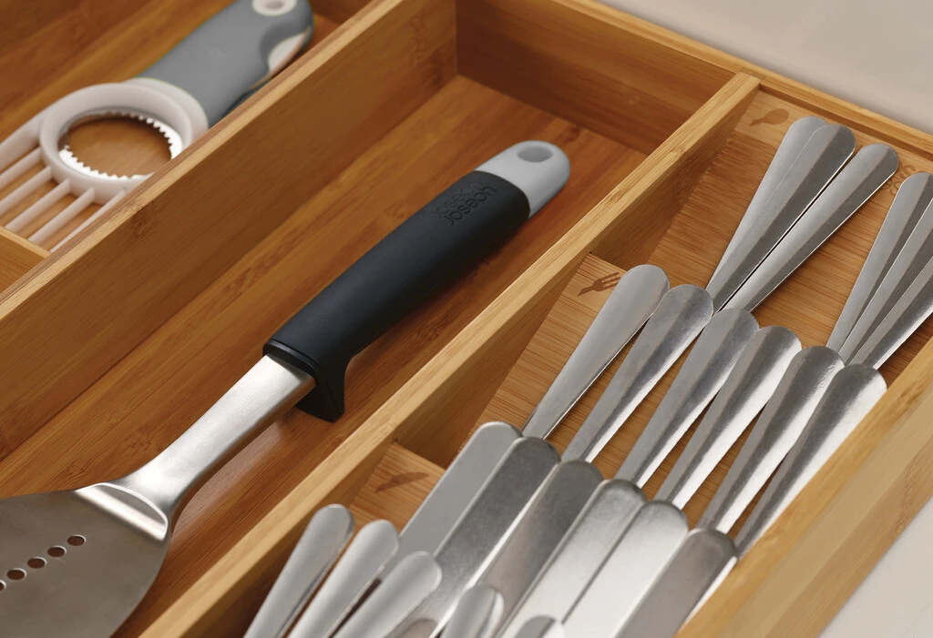 Joseph Joseph DrawerStore Bestik, Redskaber Og Gadget Organizer, Bambus 5 Joseph Joseph DrawerStore Bestik, Redskaber Og Gadget Organizer, Bambus - Billede 3