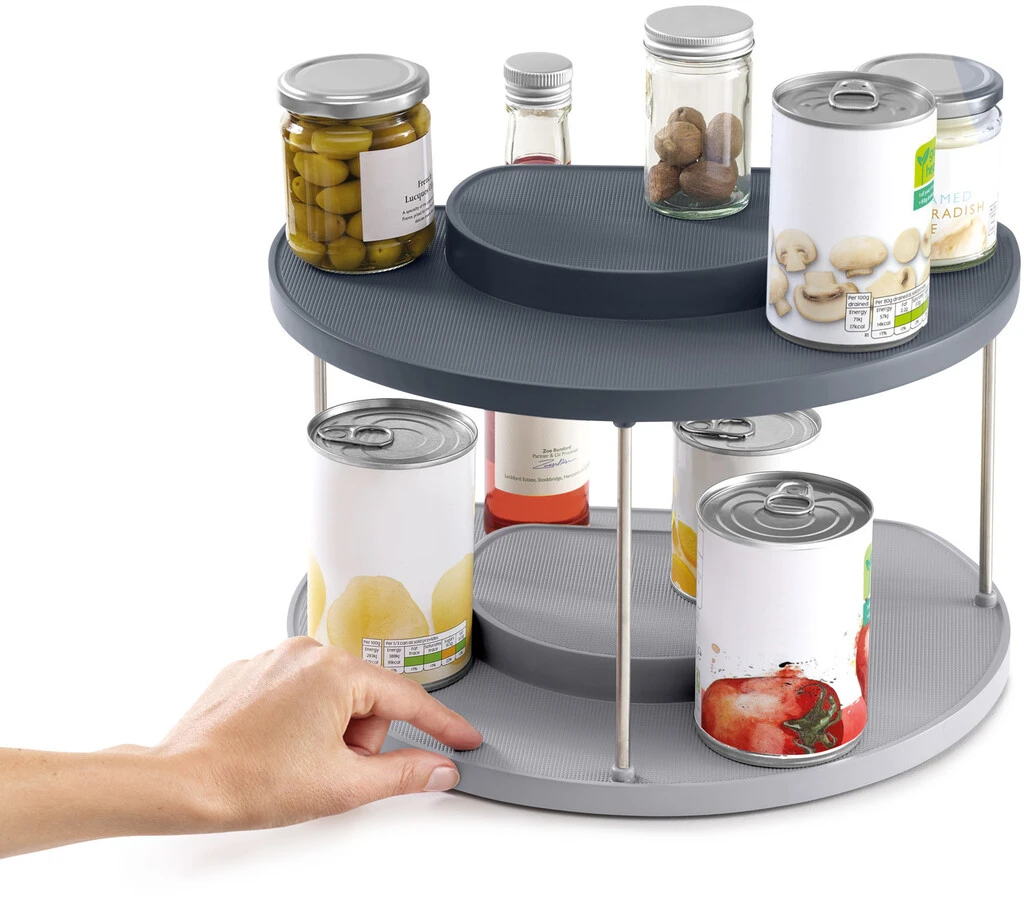 Joseph Joseph CupboardStore Krydderiholder Roterende H20,2 Cm, Grå 5 Joseph Joseph CupboardStore Krydderiholder Roterende H20,2 Cm, Grå - Billede 3
