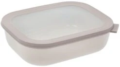 Mepal Cirqula Rekt. Skål M. Låg 2000 Ml, Nordic White