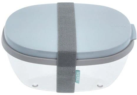 Mepal Ellipse Salatboks, Nordic Blue 3 Mepal Ellipse Salatboks, Nordic Blue