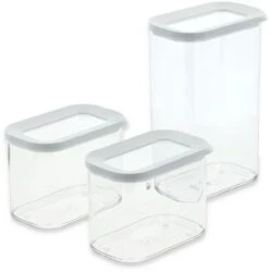 Mepal Modula Husholdningsboks 3 Stk, Transparent