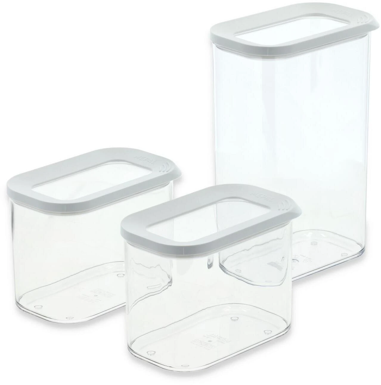 Mepal Modula Husholdningsboks 3 Stk, Transparent 3 Mepal Modula Husholdningsboks 3 Stk, Transparent