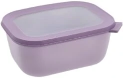 Mepal Cirqula Skål M. Låg 1500 Ml, Nordic Lilac