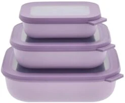 Mepal Cirqula Skålesæt 3 Stk, Nordic Lilac