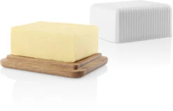 Eva Trio Legio Nova Smørboks M. Egetræslåg, Hvid -GEJST Butik 887236 2