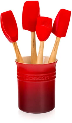 Le Creuset Redskabskrukke M. 4 Redskaber 1,1 L, Cerise