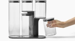 Joseph Joseph Podium Opbevaringsglas 5 Stk, Rustfrit Stål -GEJST Butik 95035 2