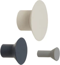 Hübsch Spot Knager 3 Stk. H3 Cm, Grå/Sort/Hvid