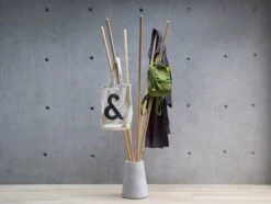 Ekta Living Macaroni Læderstrop Til Spaghetti Stumtjener 7 Cm, Læder -GEJST Butik D1S T 1