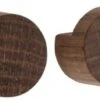 Ekta Living Wood Knot Knage 2 Stk. Ø2,8 Cm, Røget Eg -GEJST Butik EK WK079