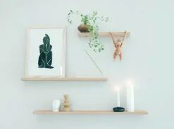 Ekta Living Hylde 93 Cm, Eg -GEJST Butik Floating wall shelf 1 1