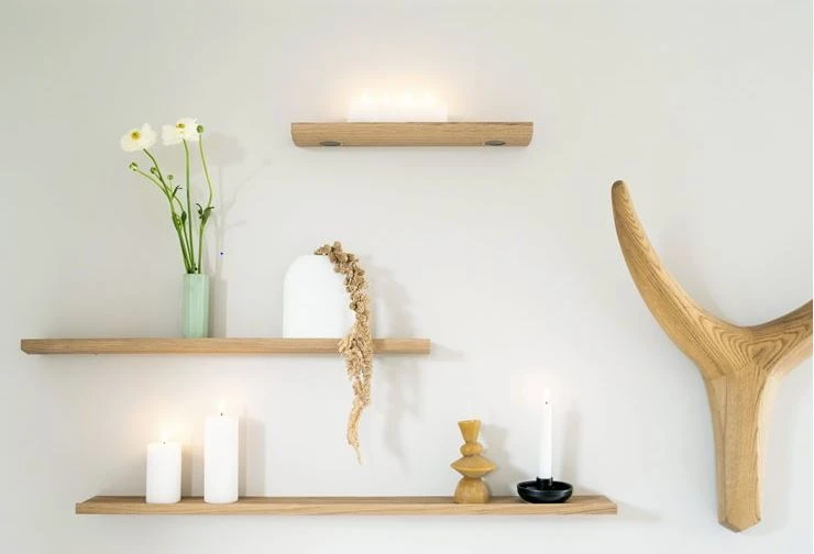 Ekta Living Hylde 43 Cm, Eg 4 Ekta Living Hylde 43 Cm, Eg - Billede 2