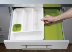 Joseph Joseph Drawerstore Bestikbeholder Udvidelig, Grå/Grå -GEJST Butik J85042 3