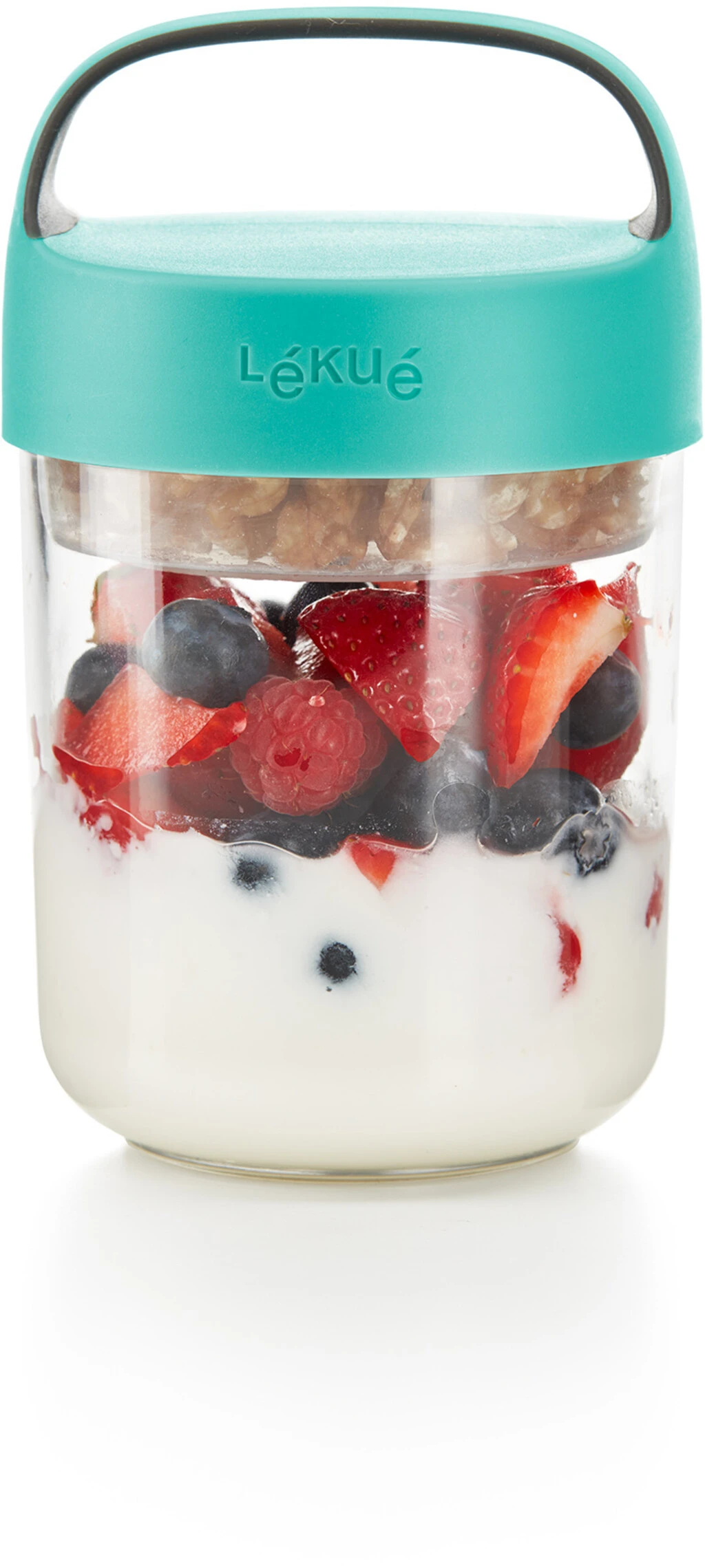 Lekue Lékué Jar-to-go 400 Ml, Turkis 4 Lekue Lékué Jar-to-go 400 Ml, Turkis - Billede 2