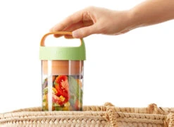 Lekue Lékué Jar-to-go 600 Ml, Grøn/Orange -GEJST Butik L0301020V12 2
