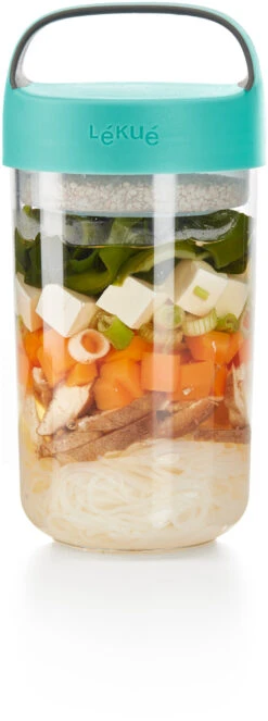 Lekue Lékué Jar-to-go 600 Ml, Turkis -GEJST Butik L0301020Z07 2