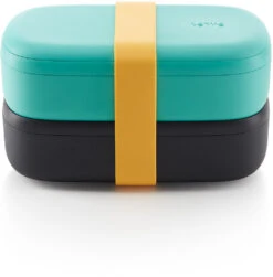 Lekue Lékué To Go LunchBox 19 Cm, Turkis