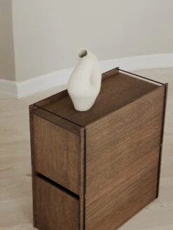 MOEBE Låg Til Opbevaringsboks 28x60 Cm, Røget Eg -GEJST Butik LIDSBSO 2