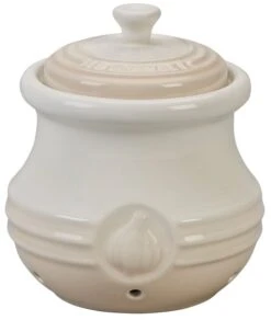 Le Creuset Hvidløgskrukke 10 Cm, Meringue