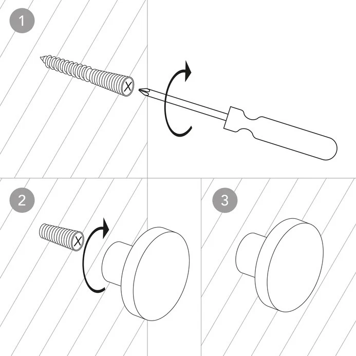 Mette Ditmer Point Knage 2 Stk. Ø3,3 Cm, Natural 6 Mette Ditmer Point Knage 2 Stk. Ø3,3 Cm, Natural - Billede 4