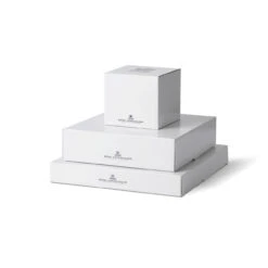 Royal Copenhagen Hvid Riflet Smørskål M. Låg -GEJST Butik RC1073