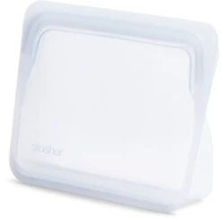 Stasher Stand Up Silikonepose Lille 828 Ml, Clear