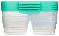 Sistema Nest It Meal Prep Opbevaringsboks M. 3 Rum 5 Stk. 1,9 L, Minty Teal -GEJST Butik Skaermbillede 2023 04 18 104619