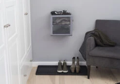 Tica Copenhagen Skoreol Lille 35x27x35 Cm, Grå/taupe -GEJST Butik TICA Shoe Rack 00592 35x35x25 5710555005928 w