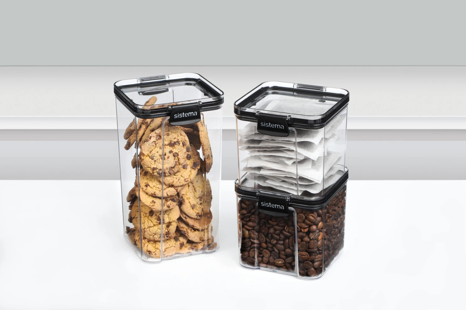 Sistema Ultra Opbevaringsboks 1,3 L, Sort 4 Sistema Ultra Opbevaringsboks 1,3 L, Sort - Billede 2