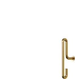 MOEBE Knage 2 Stk. 8 Cm, Mat Guld